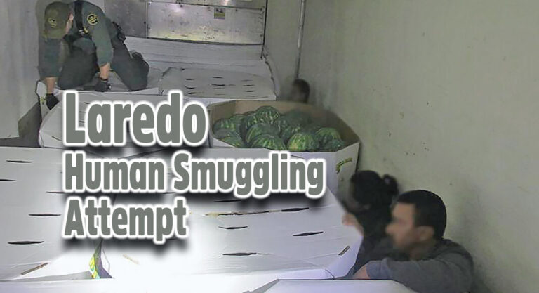 BP Agents Intercept a Human Smuggling Attempt at Laredo Sector