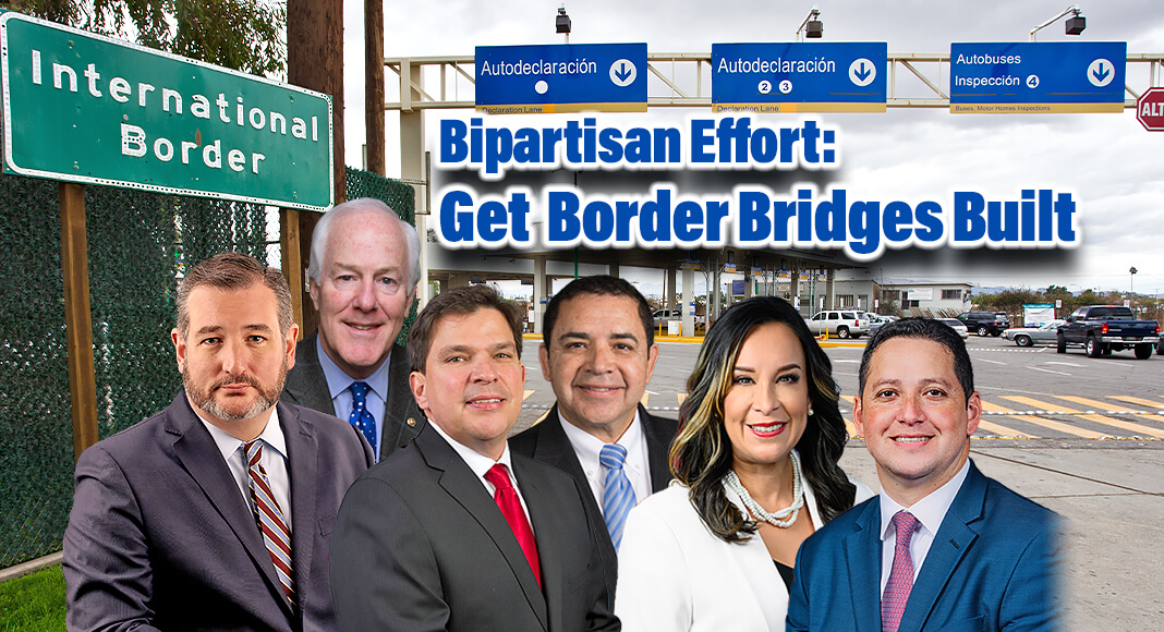 Esfuerzo bipartidista para construir puentes fronterizos entre Texas y México