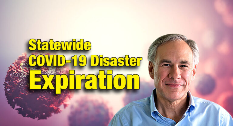 Statewide COVID-19 Disaster Expiration