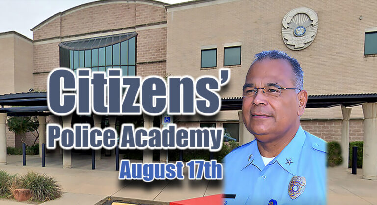 McAllen PD Citizens’ Police Academy, August 17th