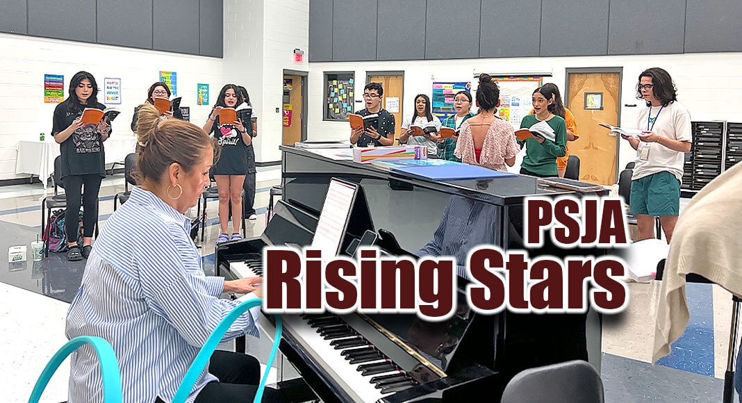 Making district history Pharr-San Juan-Alamo ISD (PSJA ISD) theatre programs united to host a joint two-week long musical theatre camp for middle and high school students passionate about theatre arts at PSJA Southwest Early College High Schoo. Image courtesy of PSJA ISD