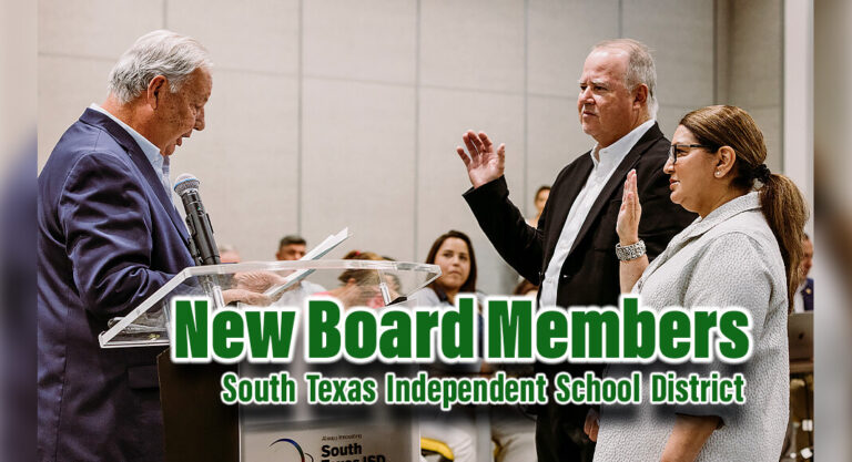 Two New Members of South Texas ISD Board of Directors Sworn-In