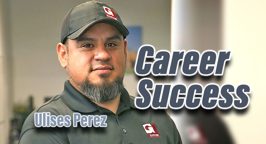 TSTC Engineering and Computer Drafting and Design Technology alumnus Ulises Perez now works as a production and design team leader for Garver, an engineering, planning and environmental services firm.  (Photo courtesy of TSTC.)