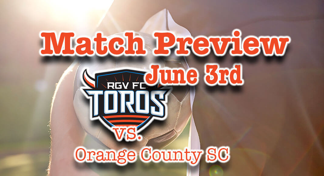 Rio Grande Valley FC (2-4-5) travels west to face  fellow Western Conference side Orange County SC (2-7-4) on Saturday, June 3 at 9:00 p.m. CST. Image for illustration purposes