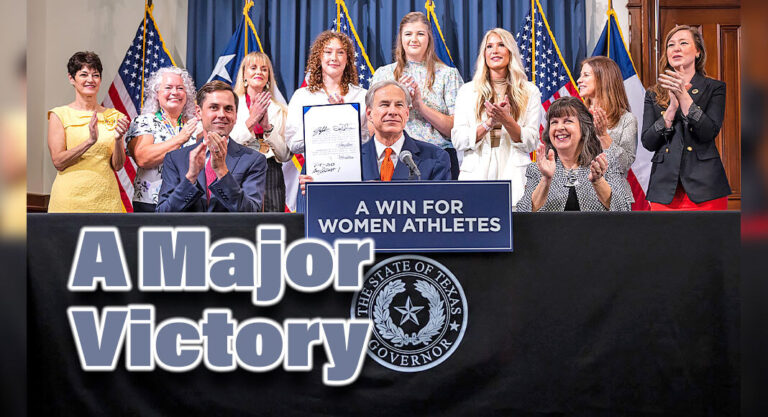 Governor Signs Vital Save Women’s Sports Act