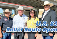 Celebrating Opening of the U.S. 83 Relief Route