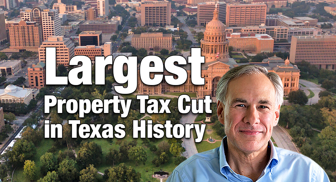 Governor Abbott Statement On Passage Of Historic Property Tax Cuts