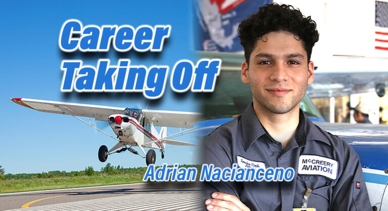 Love For Airplanes Leads to Career with Area Aviation Company