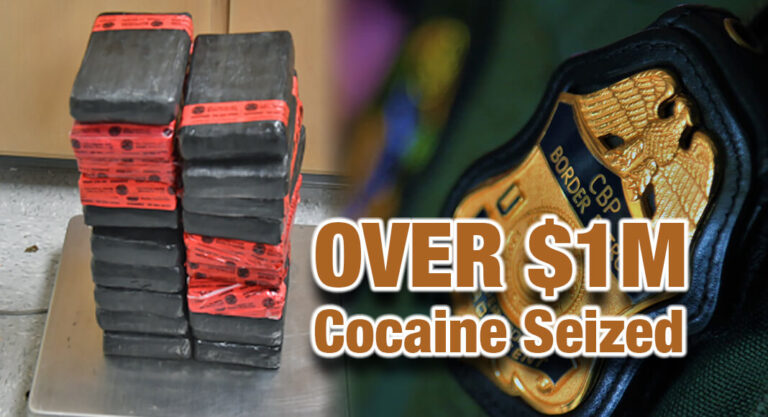 CBP Officers Seize Over $1M In Cocaine at Laredo Port of Entry