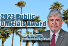 Amos Receives 2023 Public Officials Award