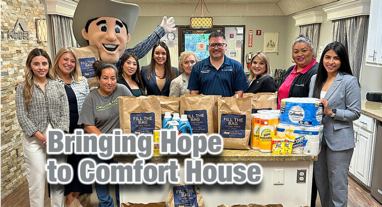 Fill the Bag with Blessings Brings Hope to Comfort House