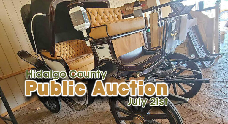 Hidalgo County Public Auction, July 21st