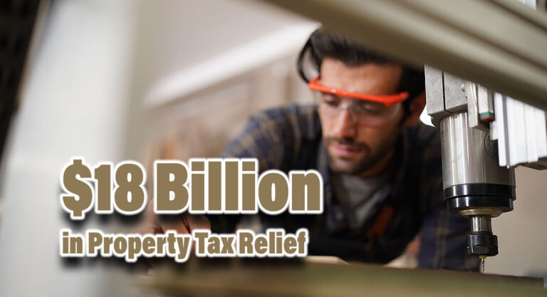 Job Creators Applaud Passage of $18 Billion in Property Tax Relief