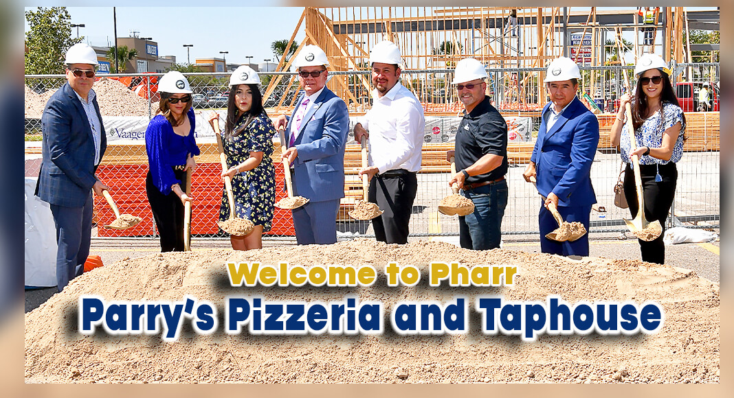 Parry’s Pizzeria and Taphouse during the groundbreaking ceremony a landmark moment for the city of Pharr. Pharr Economic Development Corporation (PEDC) President and CEO Victor Perez spoke at the event, thanking all the attendees from the Pharr EDC, local offices, and the Chamber of Commerce for their support. As the first location for Parry's Pizzeria in Pharr and Hidalgo County, the establishment is quickly taking shape on what was recently an empty lot. The venue will serve as more than just a pizzeria, becoming a significant employment hub expected to hire approximately 150 employees and help lower unemployment rates in the Pharr and the region. Parry's Pizzeria's rapid expansion across Texas underlines its dedication to excellent food and ambiance and the communities it serves. This celebration signals an exciting new dining option for Pharr and a sign of the city's growing economic vitality. Photo by Roberto Hugo Gonzalez