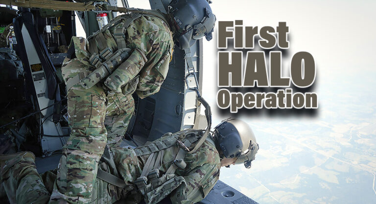 Texas Army National Guard’s First HALO Operation
