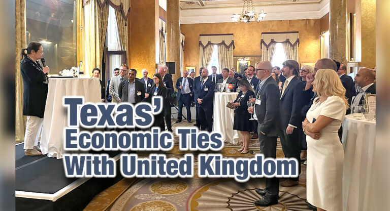 Touting Texas’ Robust Economic Ties with United Kingdom in London