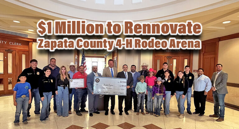 $1M for the Renovation of the Zapata County 4-H Rodeo Arena