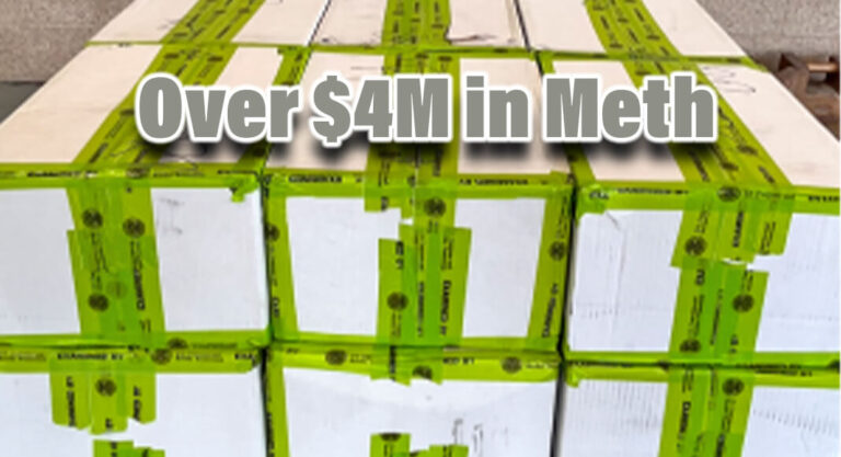 CBP Seizes Over $4M In Meth at Pharr International Bridge 