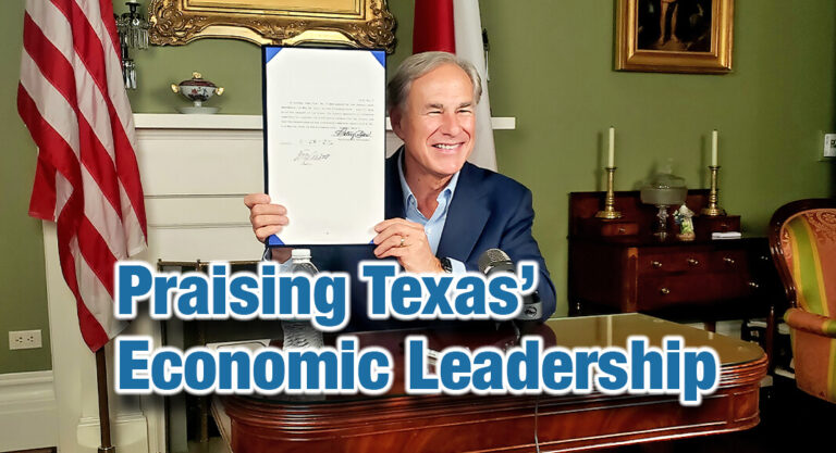 Praising Texas’ Economic Leadership at Texas Association of Business Summit