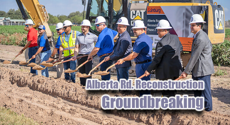 Alberta Road Reconstruction Groundbreaking