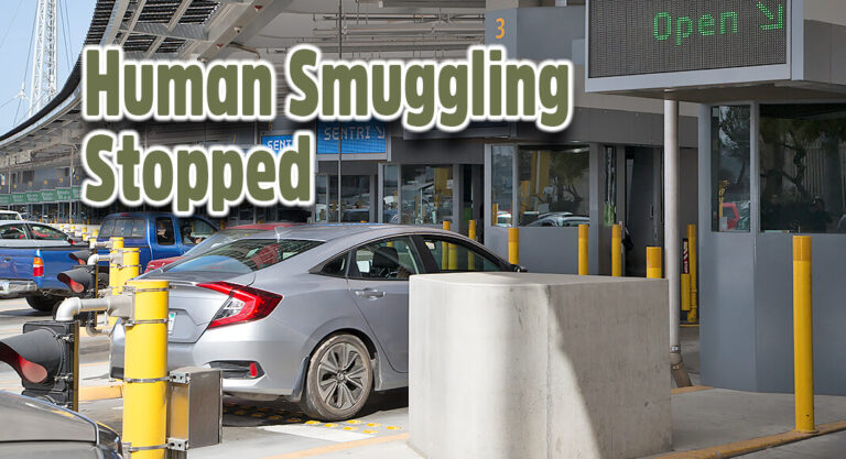 CBP Eagle Pass Port Of Entry Shuts Down Human Smuggling Attempt
