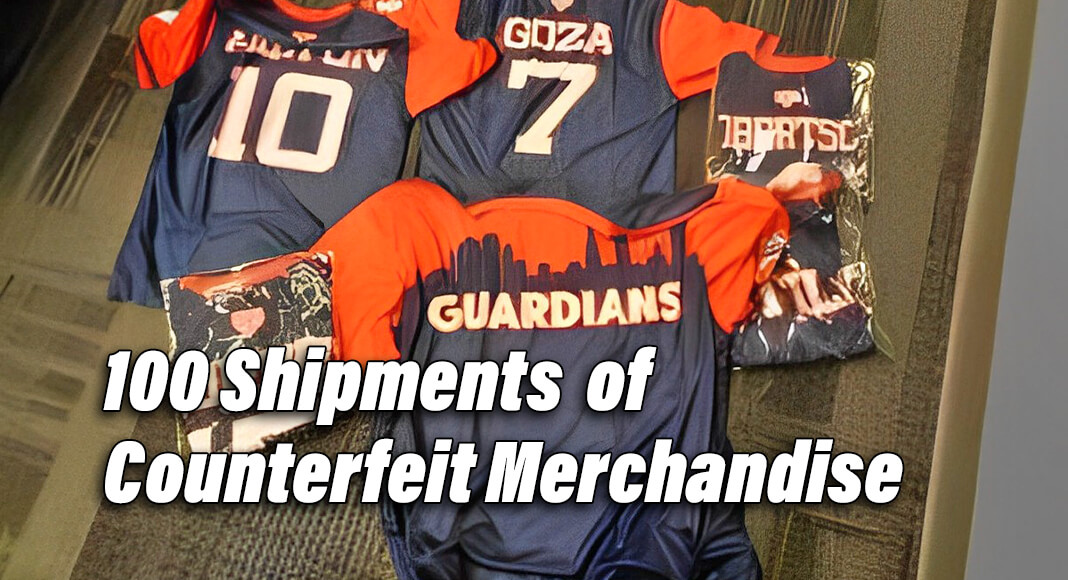 ICE, CBP, USPIS seize more than $13.6 million in fake NFL merchandise  during 'Operation Red Zone'