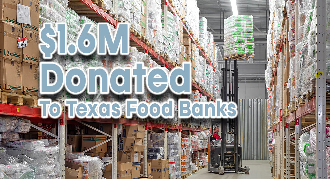 Methodist Healthcare Ministries of South Texas, Inc. announced that it is donating $1,600,000 in emergency funding to bolster food security efforts by the seven food banks serving its 74-county service area across Texas. Image for illustration purposes 