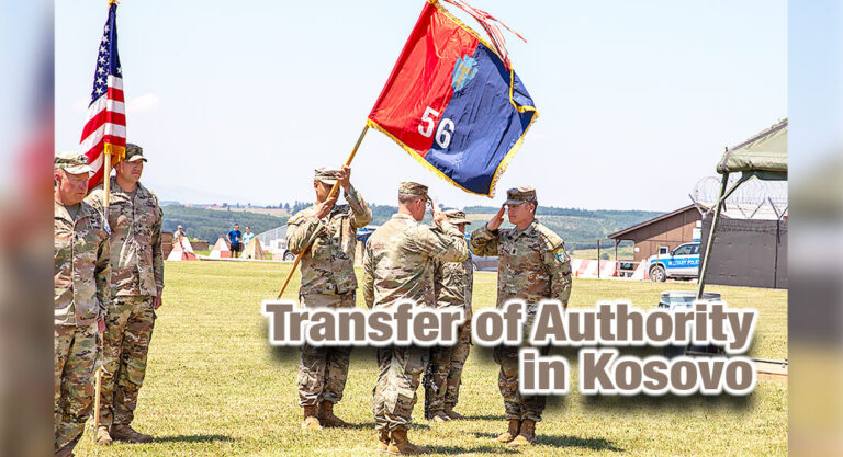 Texas Military Department: KFOR 32 Transfer of Authority in Kosovo
