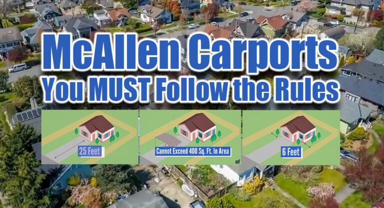 McAllen Reminds Residents of Carport Rules