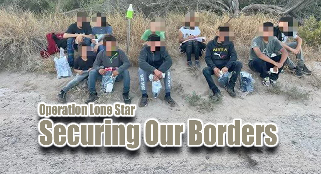 DPS troopers working a joint operation with Border Patrol encountered 10 unaccompanied minors from Honduras and Guatemala near Sullivan City.  Photo: Texas DPS