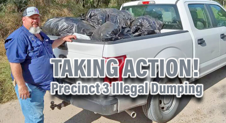 Precinct 3 Takes Swift Action Against Illegal Dumping Incident
