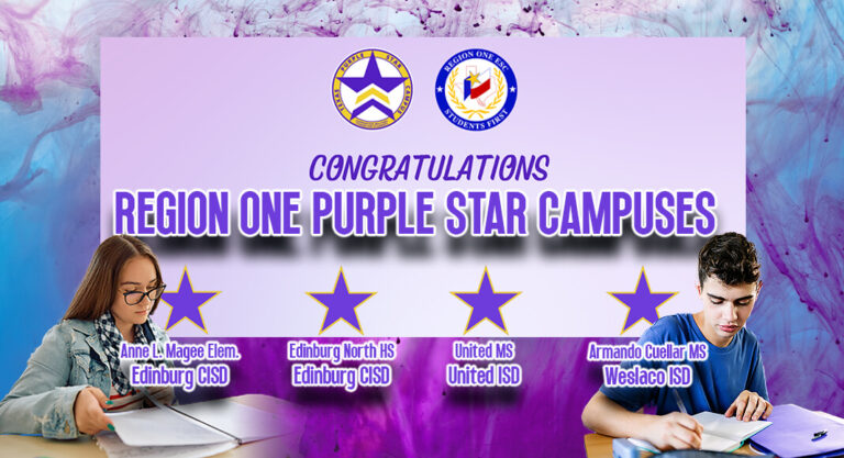 Region One Schools Receive Purple Star Campus Designation
