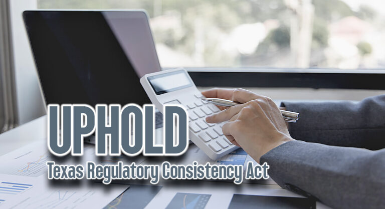 Employers Urge State to Appeal to Uphold Texas Regulatory Consistency Act 
