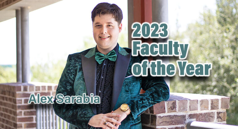STC Professor Alex Sarabia 2023 Faculty of the Year