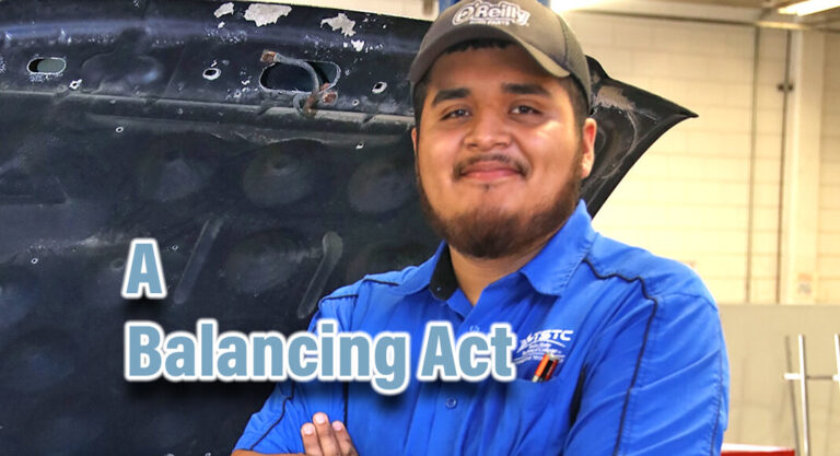 Auto Tech. Student Finds Synergy Between School & Job