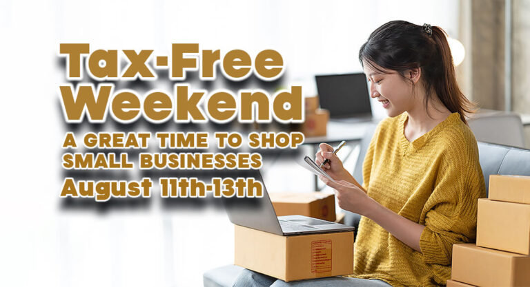 Tax-Free Weekend is a Great Opportunity to Shop Small Businesses