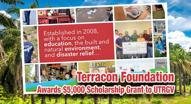 Terracon Foundation Awards $5,000 Grant to UTRGV