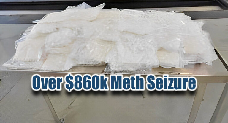 CBP seizes over $860K in meth at Laredo Port of Entry