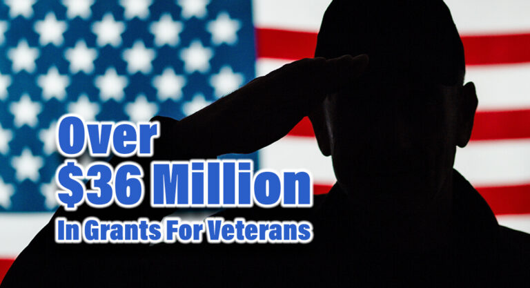 Over $36 Million In Grants for Veterans Announced