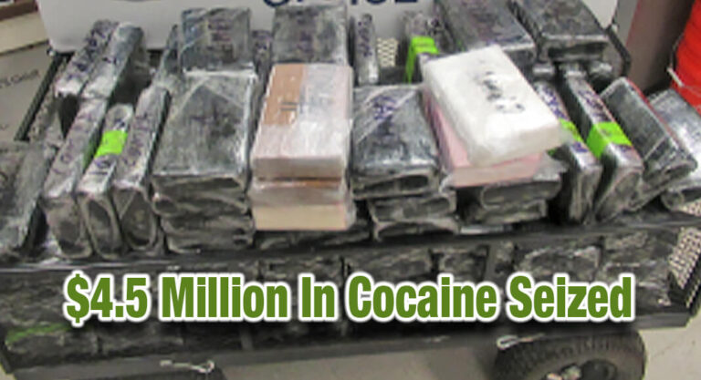CBP Officers Seize $4.5M In Cocaine At Hidalgo International Bridge