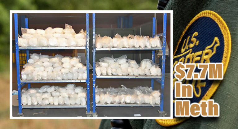CBP Officers Seize $7.7M in Meth at World Trade Bridge