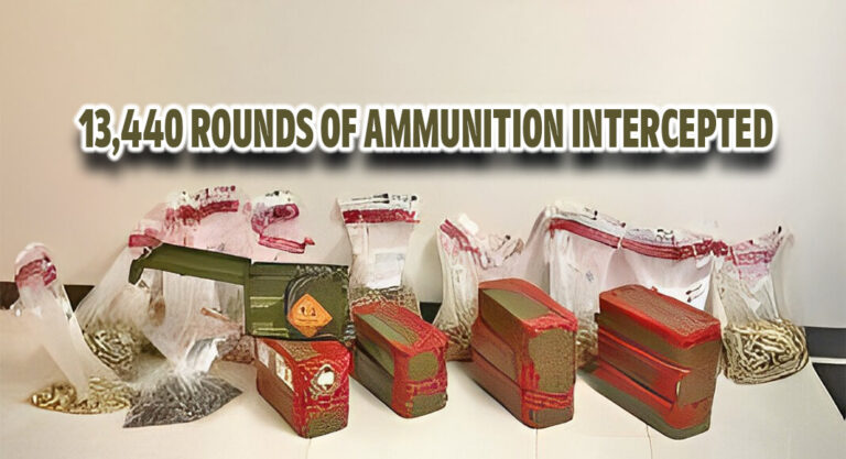 Del Rio Port of Entry CBP Intercepts 13,440 Rounds of Ammunition