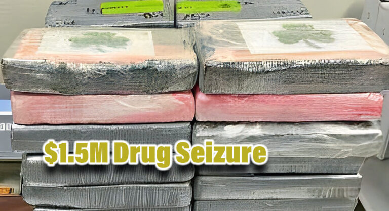 CBP Seizes $1.5M In Cocaine & Meth at Hidalgo International Bridge