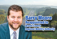 Governor Reappoints Moore to Brazos County Regional Mobility Authority