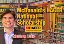 Brownsville Student Receives McDonald’s HACER® National Scholarship