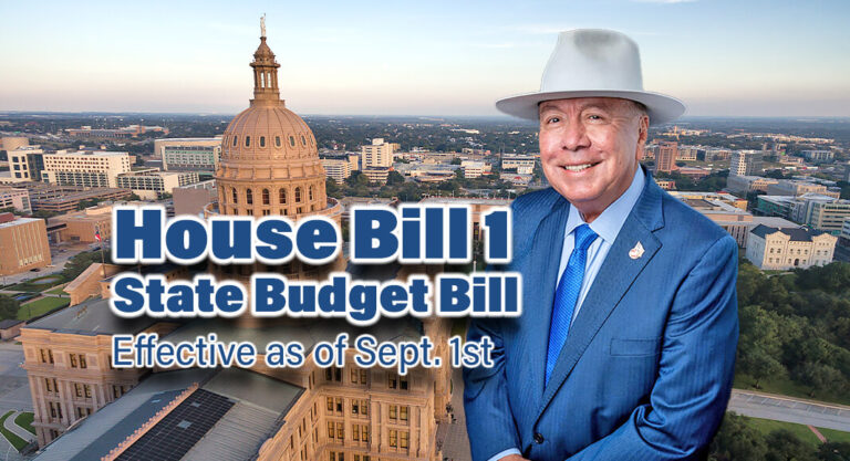 House Bill 1 – State Budget Bill – Effective Sept. 1, 2023