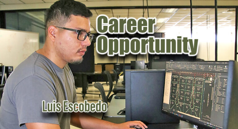 TSTC Drafting & Design Student Begins Internship with Area Engineering & Surveying Company