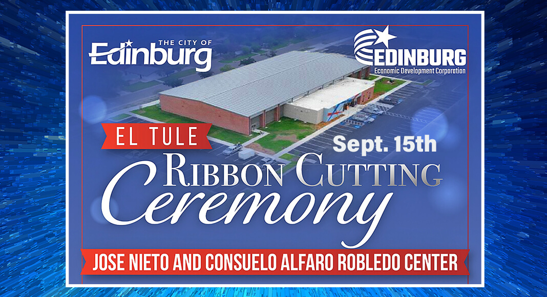 The City of Edinburg is set to unveil the new and improved Jose Nieto and Consuelo Alfaro Robledo Center, fondly known throughout the community as the El Tule Recreational Center, this Friday, September 15, 2023. Courtesy Image