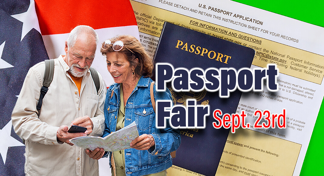 The City of McAllen Passport Division Facility will host a Passport Fair on Saturday, September 23, 2023, from 8:00 a.m. to 4:00 p.m. at the City of McAllen Passport Facility, located in the Downtown Parking Garage at 221 S. 15th St. Image for illustration purposes