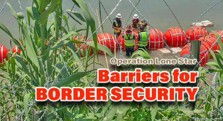Operation Lone Star Marine Barriers Repel Illegal River Crossings